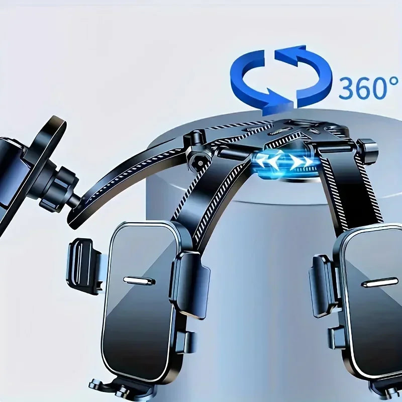Adjustable Car Phone Mount | 360° Swivel Dashboard Cradle with Strong Suction MyPetiteCar.com