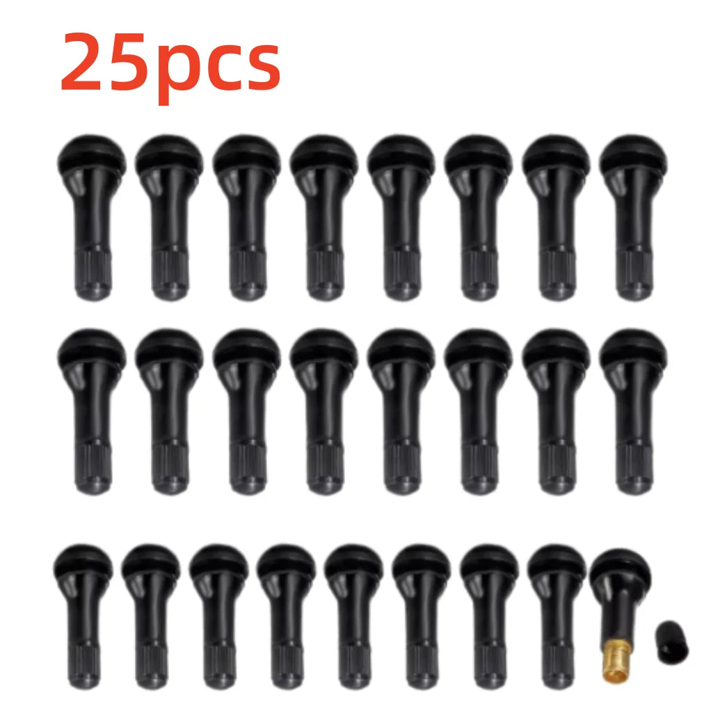 TR413 Tire Air Nozzle Valve Stem Set | 10 or 25 Pack Rubber Snap-in Car Accessories MyPetiteCar.com