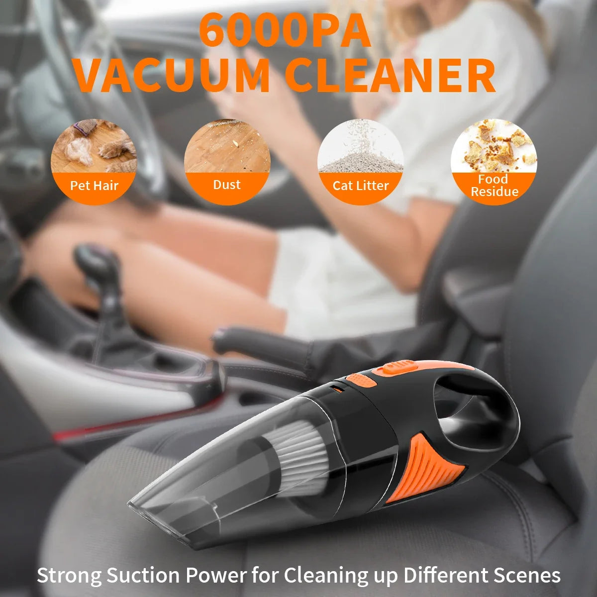 Rechargeable Cordless Handheld Car Vacuum Cleaner | Mini Dual Purpose Home and Auto Vacuum MyPetiteCar.com