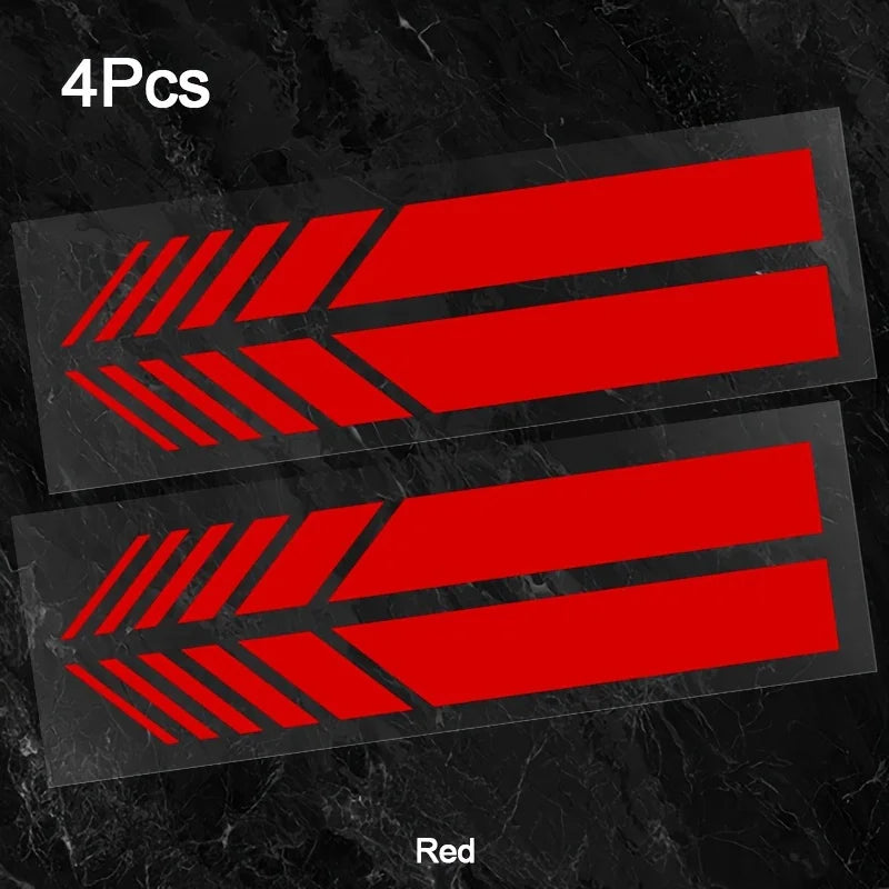 Classic JDM Reflective Stripes Vinyl Decal Kit | 4pcs Self-Adhesive Car Body Stickers MyPetiteCar.com