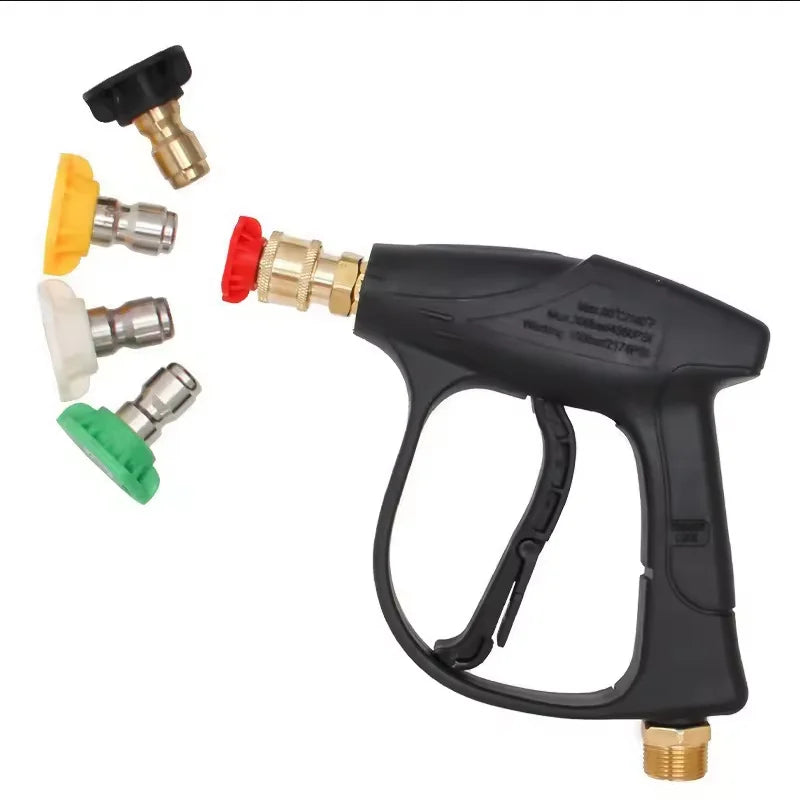 High Pressure Car Wash Water Gun | Aluminum Core with Quick Insertion and Five-Color Fan Nozzle MyPetiteCar.com