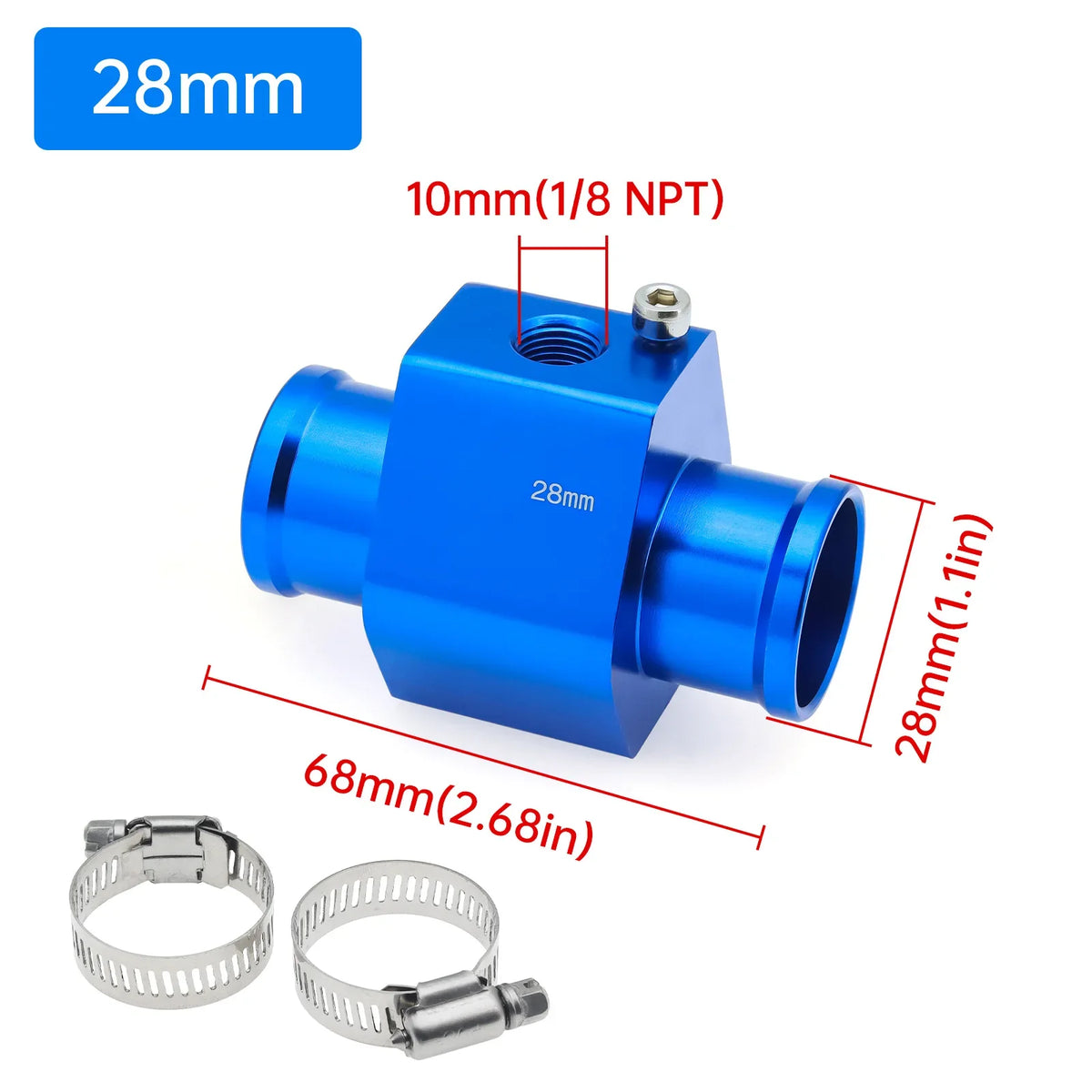 HD Car LCD Water Temperature Meter Thermometer Voltmeter Gauge | 2in1 Temp & Voltage Meter for 12V/24V Vehicles MyPetiteCar.com
