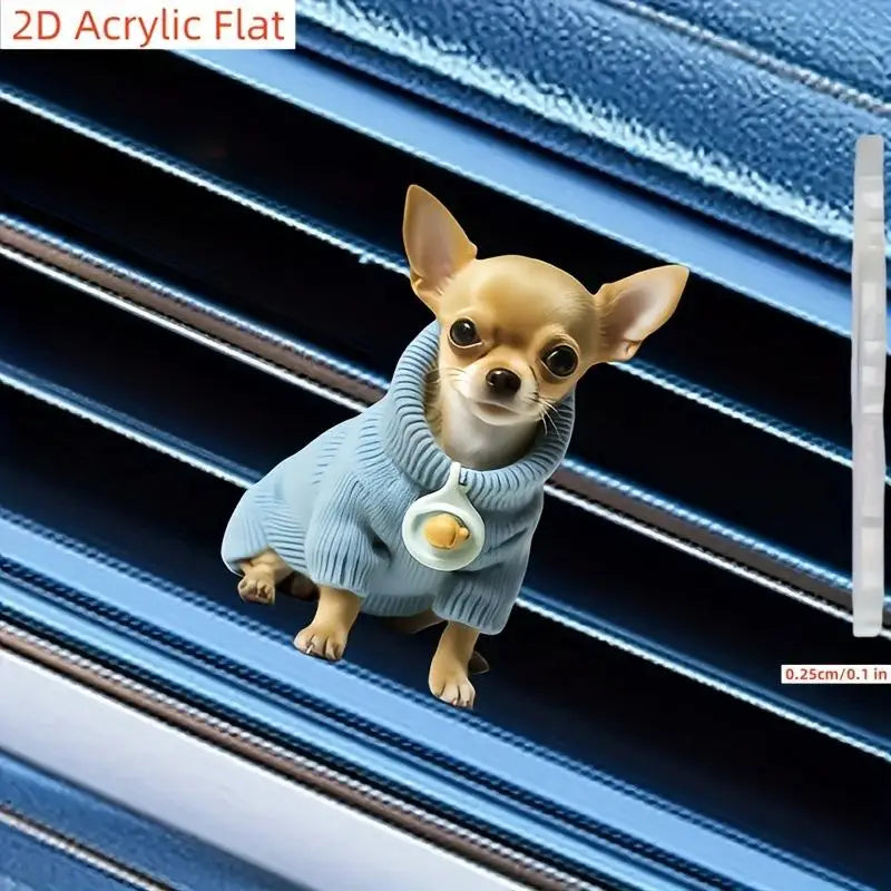 Car Outlet Vent Perfume Clips | 2D Air Freshener Diffuser for Car Interior Decoration MyPetiteCar.com