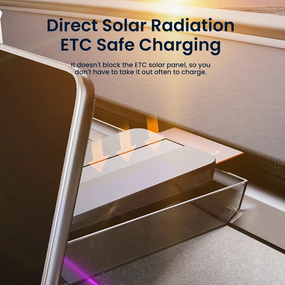 YZ Hidden Screen Storage Box for Tesla Model 3 Y Highland Juniper 2021-2025 | Magnetic Magsafe Storage MyPetiteCar.com