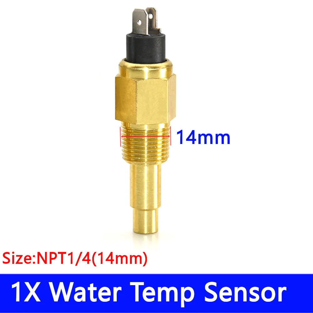 Car Boat Diesel Engine 5 Gauge Instrument Panel Set | GPS Speedometer Tachometer Fuel Oil Pressure Volt MyPetiteCar.com
