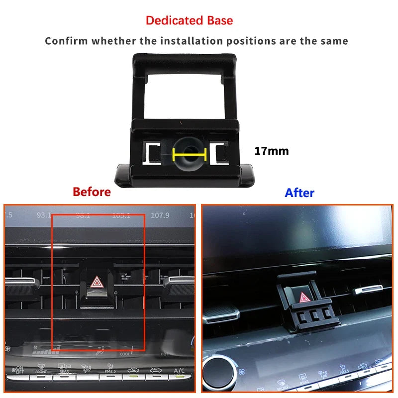 Phone Holder For Toyota Corolla MK12 2019-2021 Wireless Charging