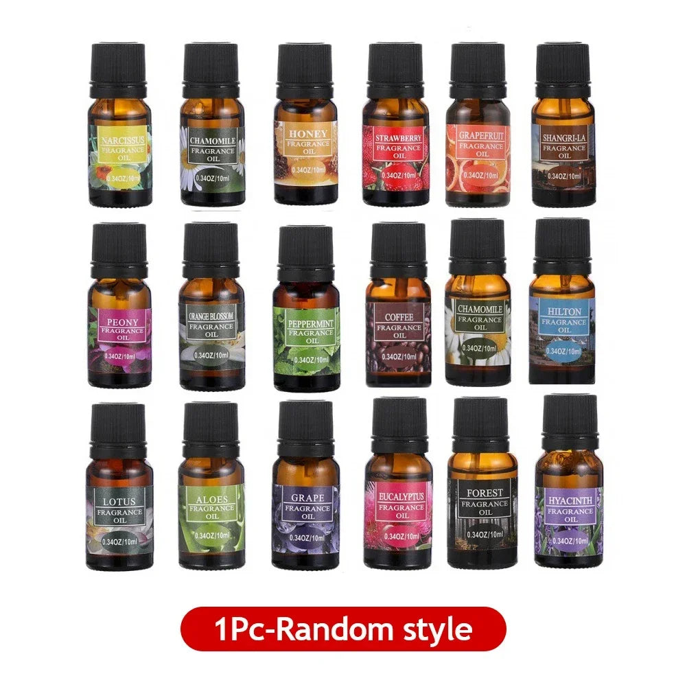 10ml Car Perfume Refill Air Freshener | Natural Plant Essential Oil Aroma Diffuser