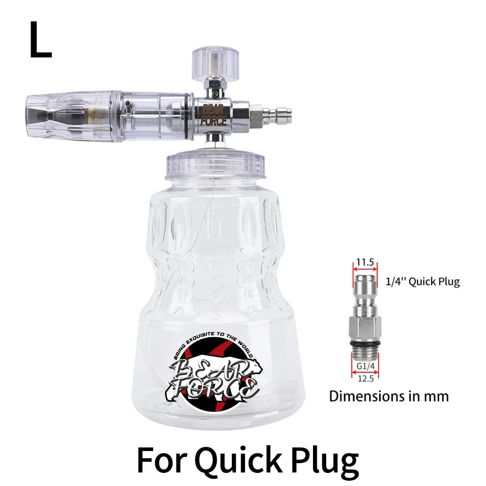 Aluminum Foam Lance Car Wash Foam Maker | Pressure Washer Foam Cannon MyPetiteCar.com
