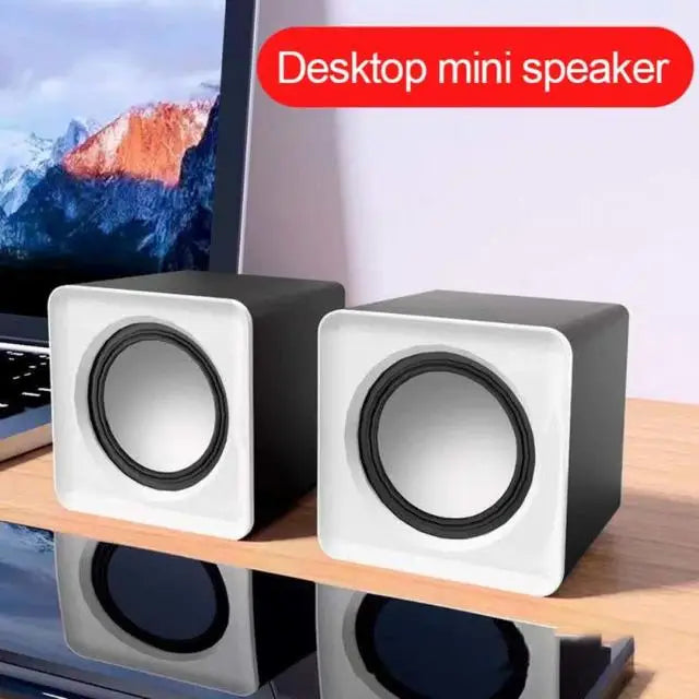 AyeBeau USB Computer Speaker | 2.0 Stereo Desktop Soundbar for PC Laptop MyPetiteCar.com