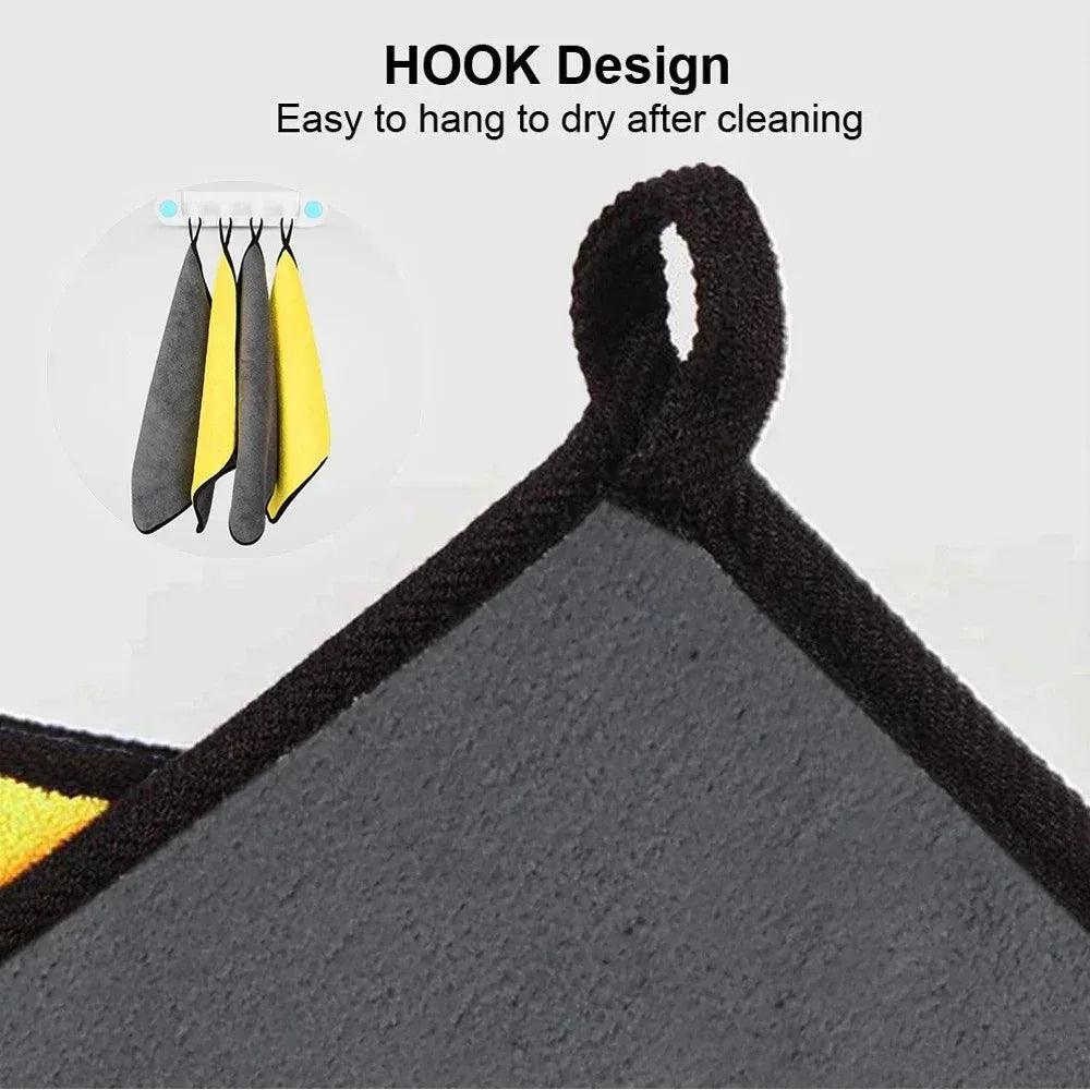 10-Pack Microfiber Car Wash Towels | 30x30 cm Cleaning & Drying Cloth Set MyPetiteCar.com