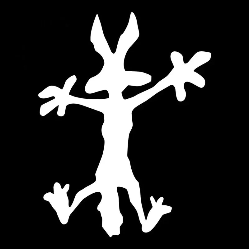 Sly Coyote Car Sticker Waterproof Vinyl Decal