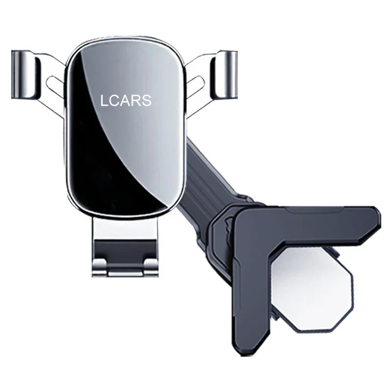 Car Screen Phone Holder for Tesla Model 3/Y Universal Center Console Navigation Stand Single Hand Operation Gravity Sensing MyPetiteCar.com