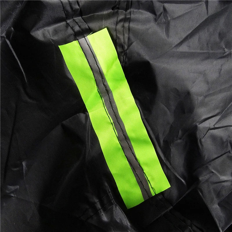Full Car Cover with Reflective Strips | Black, Dustproof, Sunshade, Universal Fit MyPetiteCar.com