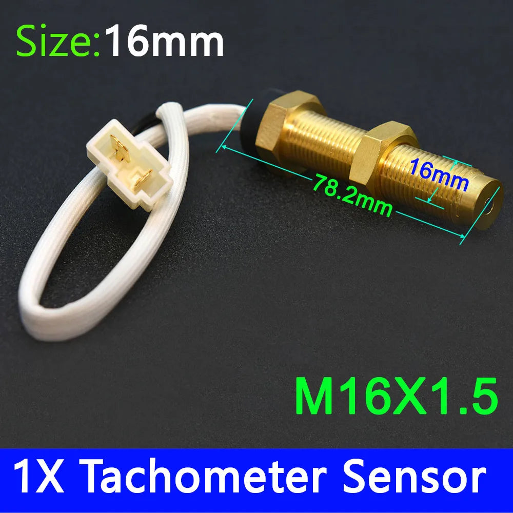 Car Boat Diesel Engine 5 Gauge Instrument Panel Set | GPS Speedometer Tachometer Fuel Oil Pressure Volt MyPetiteCar.com