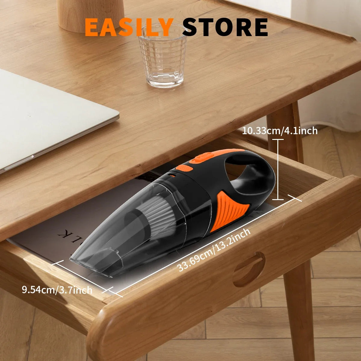 Rechargeable Cordless Handheld Car Vacuum Cleaner | Mini Dual Purpose Home and Auto Vacuum MyPetiteCar.com