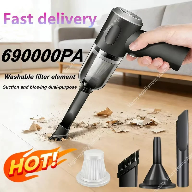16000PA Wireless Car Vacuum Cleaner | Handheld Cordless for Auto & Home MyPetiteCar.com