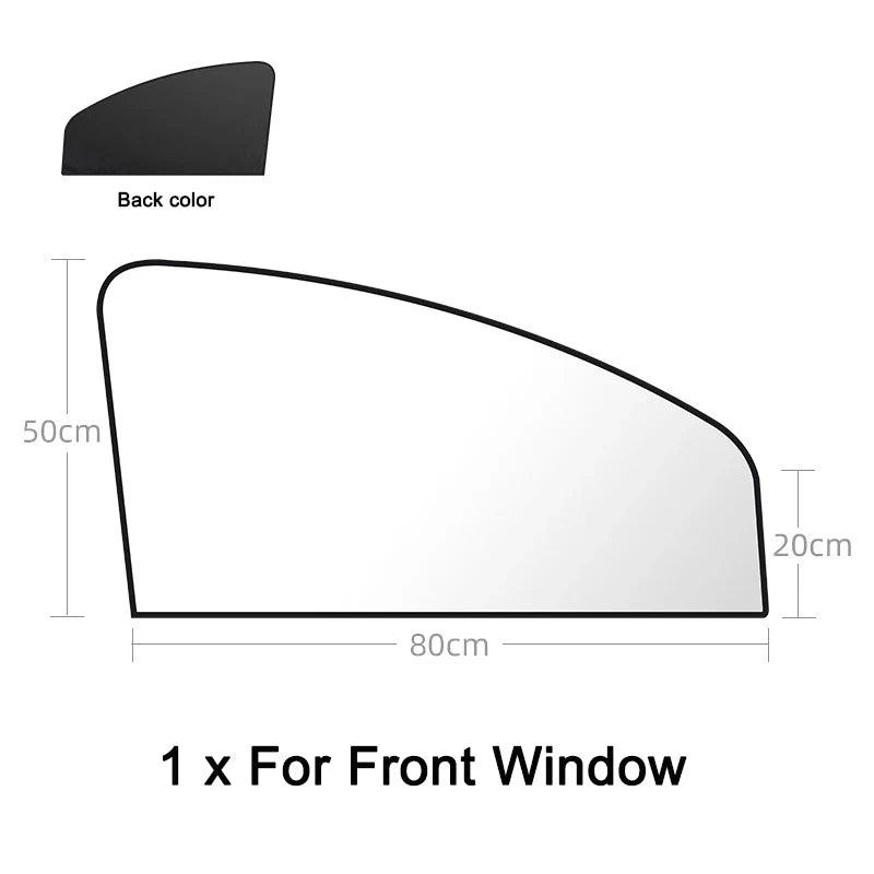 Car Side Window Sun Shade | Magnetic UV Protection Curtains for Privacy and Heat Reduction MyPetiteCar.com