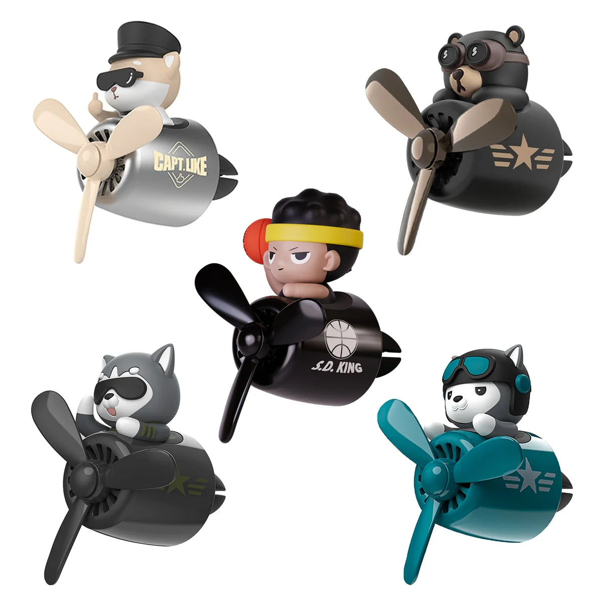Basketball Airplane Car Air Freshener Vent Clip