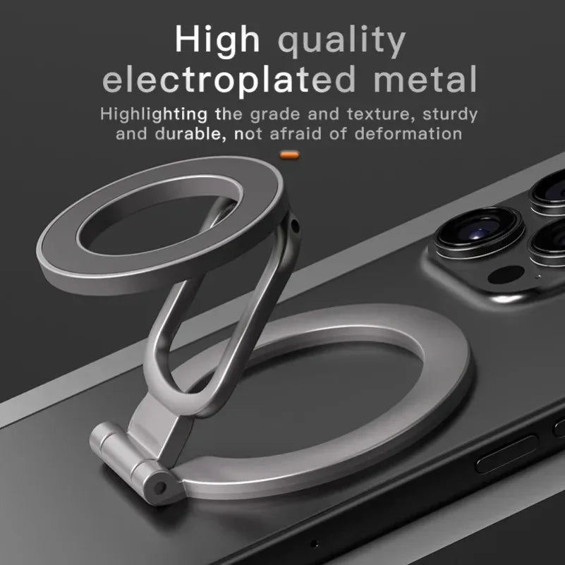 2025 Dual-Mode Phone Grip | Double-Sided Magnetic Ring Stand and Kickstand for MagSafe MyPetiteCar.com
