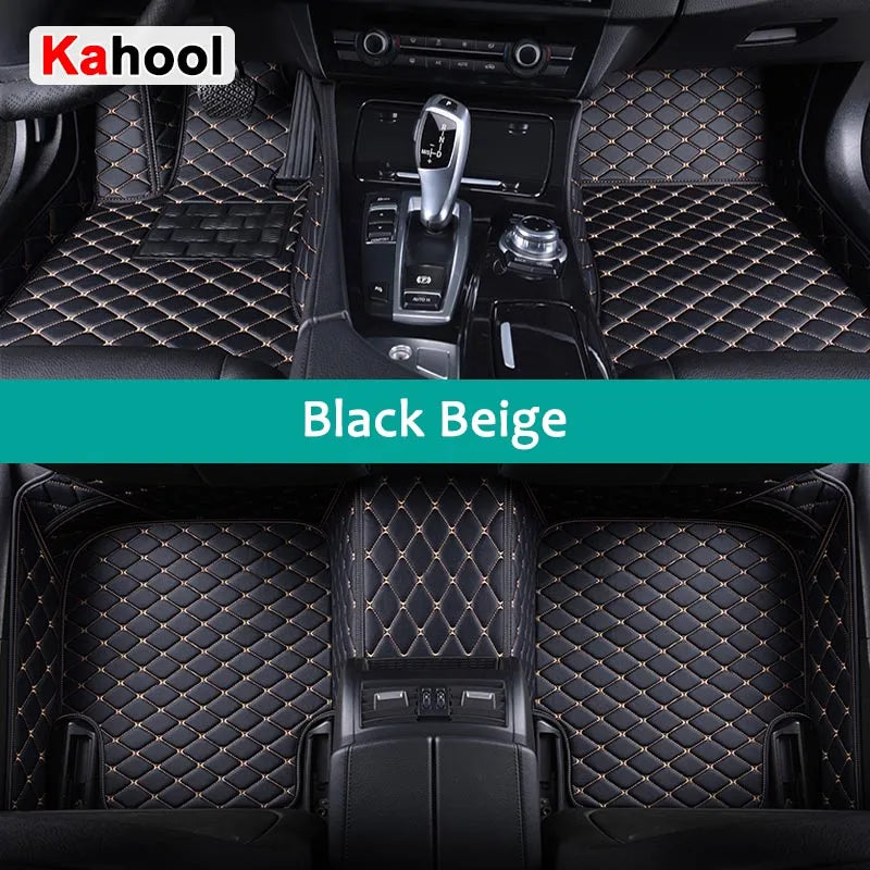 Custom Car Floor Mats For Mazda CX30 Synthetic Fiber Artificial Leather