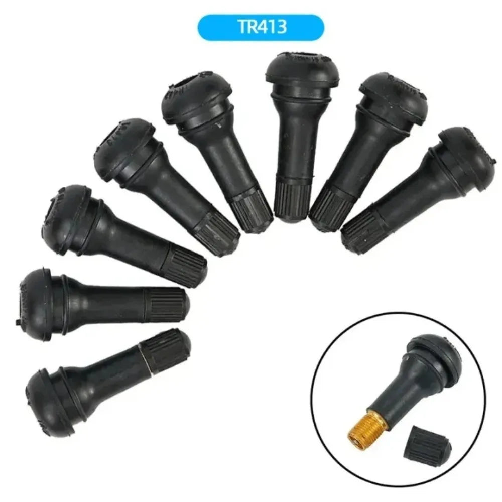 TR413 Tire Air Nozzle Valve Stem Set | 10 or 25 Pack Rubber Snap-in Car Accessories MyPetiteCar.com