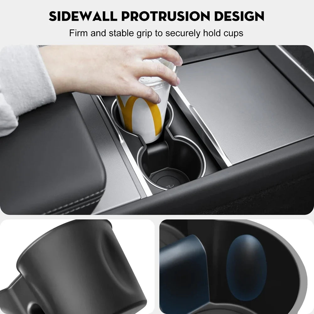 Tesla Cup Holder Insert for Model Y Model 3 2024–2026 | TPE MyPetiteCar.com
