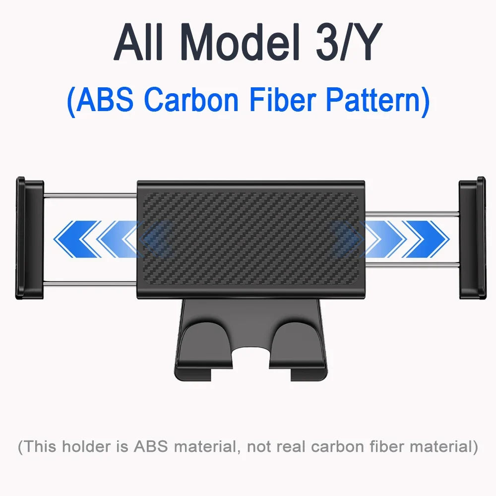 Headrest Tablet Holder for Tesla Model 3 Y Juniper | Back Seat Phone Mount with 360° Stand MyPetiteCar.com
