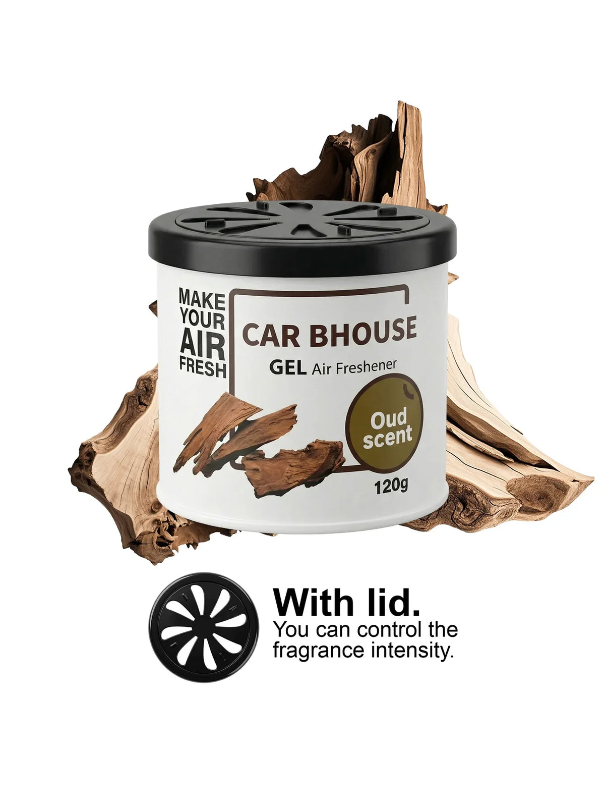 Dual-Purpose Car and Home Air Freshening Gel | 120g Long-Lasting Fruity and Floral Scent MyPetiteCar.com