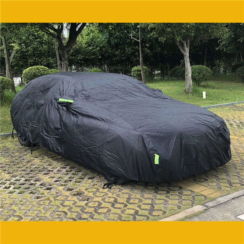 Universal SUV and Sedan Full Car Cover | Waterproof Outdoor Protection with Zipper Design MyPetiteCar.com