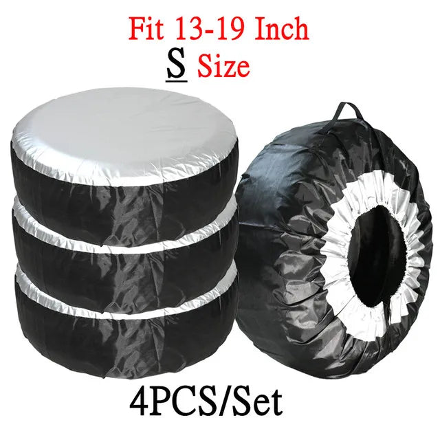 Spare Tire Storage Bag | Waterproof Tire Cover for SUV Car 13-19 19-23 Inch MyPetiteCar.com