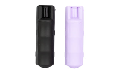 Sabre Pepper Gel |  Hard Case Combo Pack |  .54 Ounces |  1 Black and 1 Lavender |  Matte Finish Atomic Defense