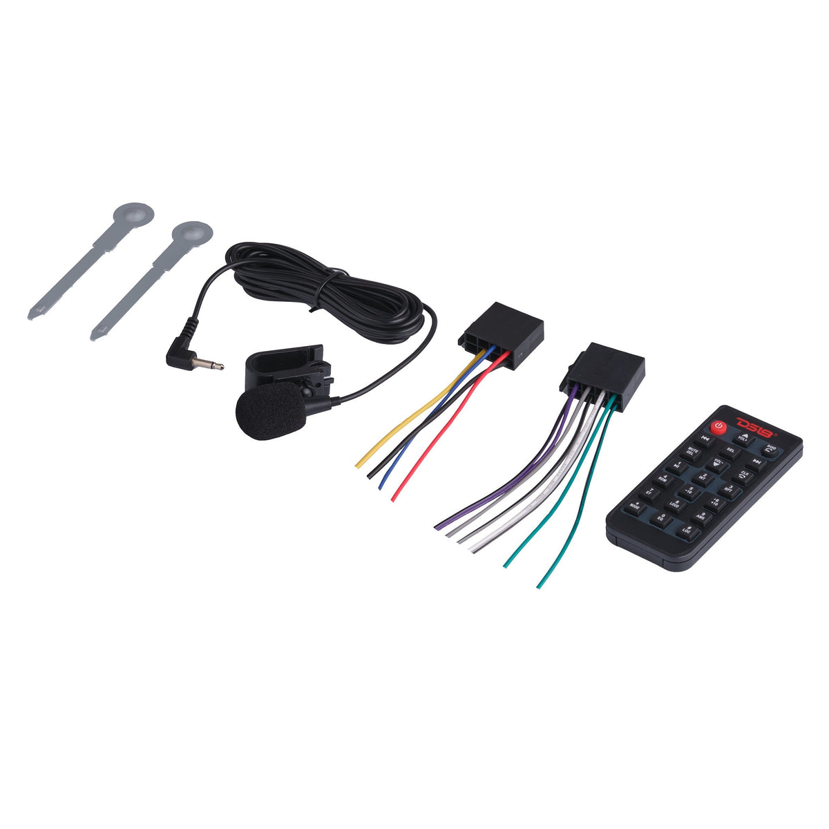 Digital Media Receiver | Single Din | DSP | APP | Bluetooth Audio and Calling Head Unit | Aux Input | USB | Mechless | AM/FM Radio Receiver | 3V + 3.5V Subwoofer DS18