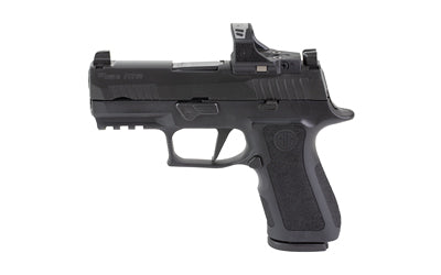Sig Sauer P320 XCOMPACT |  Striker Fired |  Semi-automatic |  Polymer Frame Pistol |  Compact |  9MM |  3.6" Barrel |  Nitron Finish |  Black |  ROMEO-RS PRO Sight |  X-RAY3 Day/Night Sights |  XCOMPACT Polymer Grips |  15 Rounds |  2 Magazines