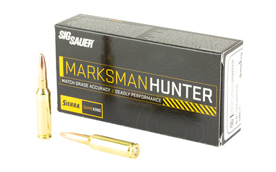 Sig Sauer Marksman Hunter |  6.5 Creedmoor |  130 Grain |  Gameking Boat Tail Hollow Point |  20 Round Box Atomic Defense
