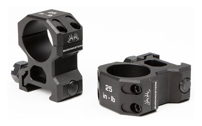 Sig Sauer BUCKMASTERS |  Scope Rings |  1" Low |  Black |  Aluminum |  Picatinny Atomic Defense