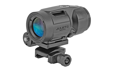 Sig Sauer JULIET3 MICRO |  Magnifier |  3X |  22mm |  Black |  Push Button Mount with Spacers Atomic Defense