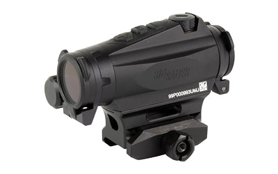Sig Sauer ROMEO4XT-PRO |  Red Dot Sight |  20mm Objective |  2 MOA Ballistic Circle Dot |  Matte Finish |  Black |  Fits M1913 Rail Atomic Defense