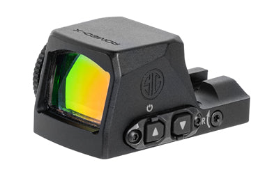 Sig Sauer ROMEO-X |  Red Dot Sight |  24mm Objective |  32 MOA Circle with 2 MOA Red Dot |  Matte Finish |  Black |  PRO/DPP Footprint Atomic Defense