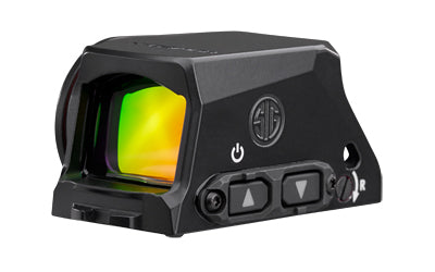 Sig Sauer ROMEO-X |  Red Dot Sight |  24mm Objective |  3 MOA Red Dot |  Matte Finish |  Black |  SIG-LOC Footprint |  Enclosed Emitter Atomic Defense