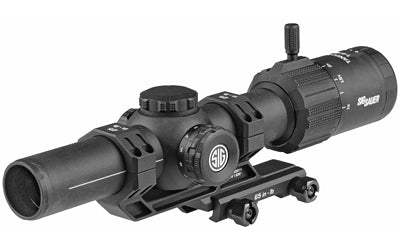 Sig Sauer Tango MSR |  Rifle Scope |  1-6X24mm |  30mm Maintube |  MSR-BDC6 Illuminated Reticle |  Black |  ALPHA-MSR Cantilvered Mount Atomic Defense