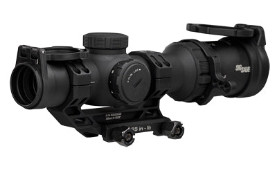 Sig Sauer TANGO MSR Compact |  Rifle Scope |  1-6X Magnification |  Second Focal Plane |  Illuminated BDC 6 Reticle |  24mm Objective |  30mm Main Tube |  Black |  Includes ALPHA MSR 1.535" Mount Atomic Defense