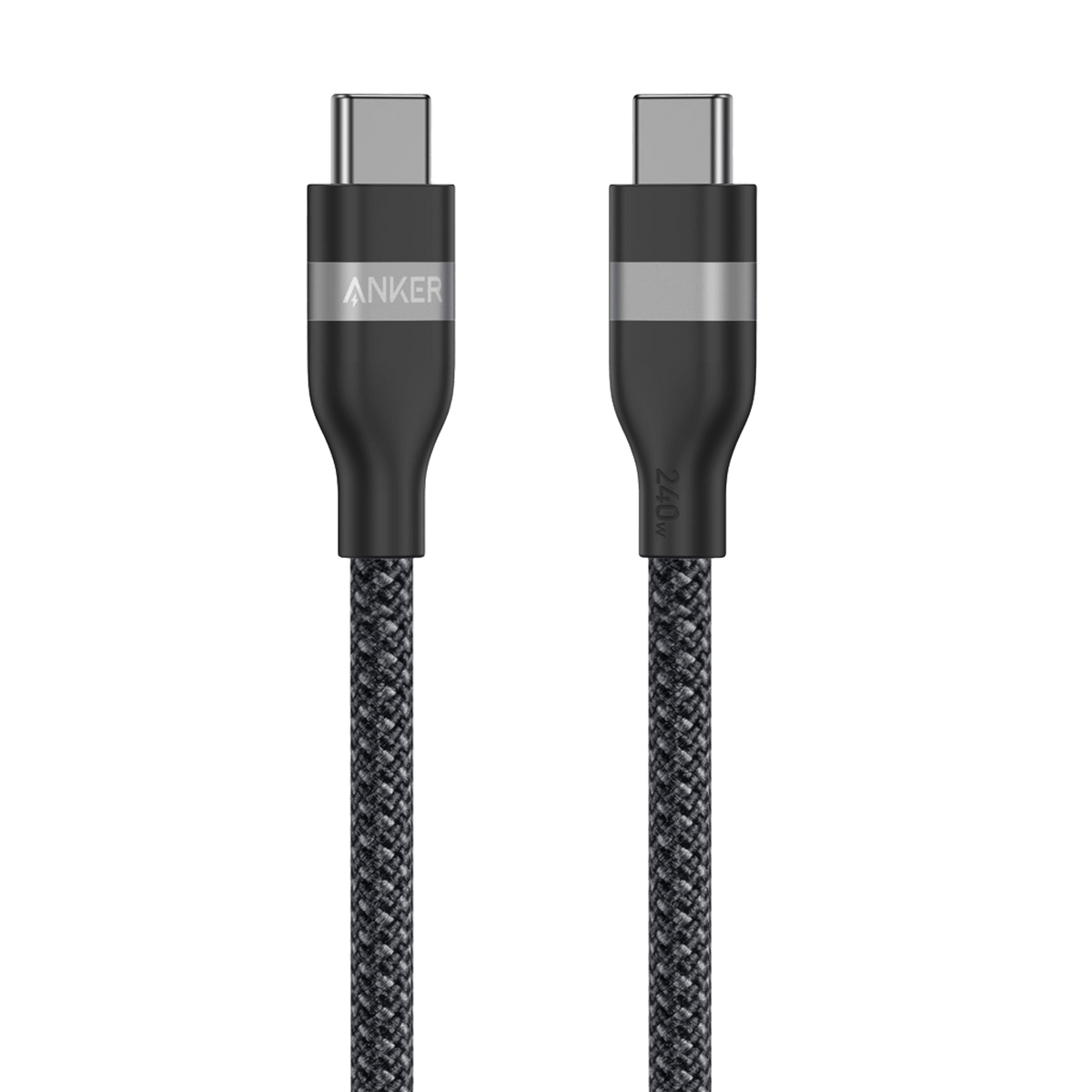 Anker USB-C to USB-C Cable (3 ft / 6 ft, 240W, Upcycled-Braided) Anker