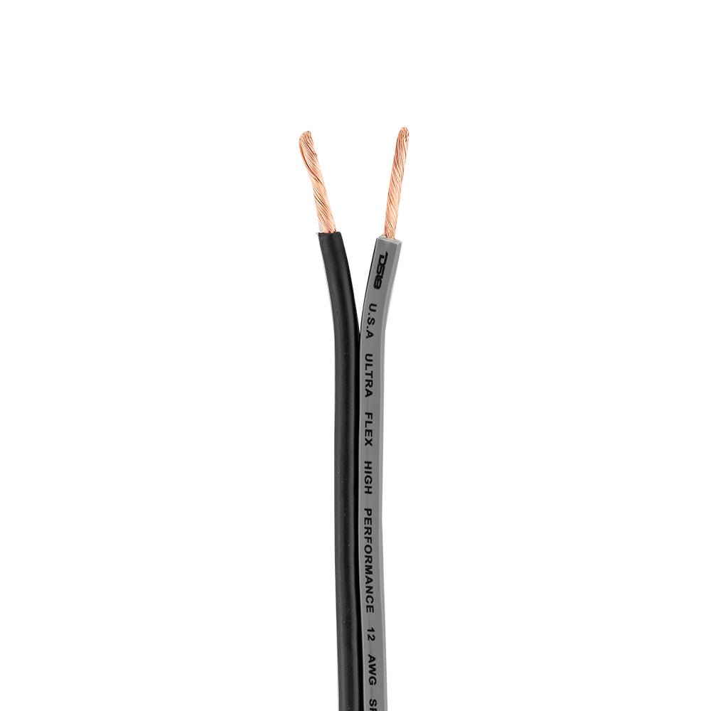 12-GA Speaker Wire 500 Feet -Silver and Black DS18