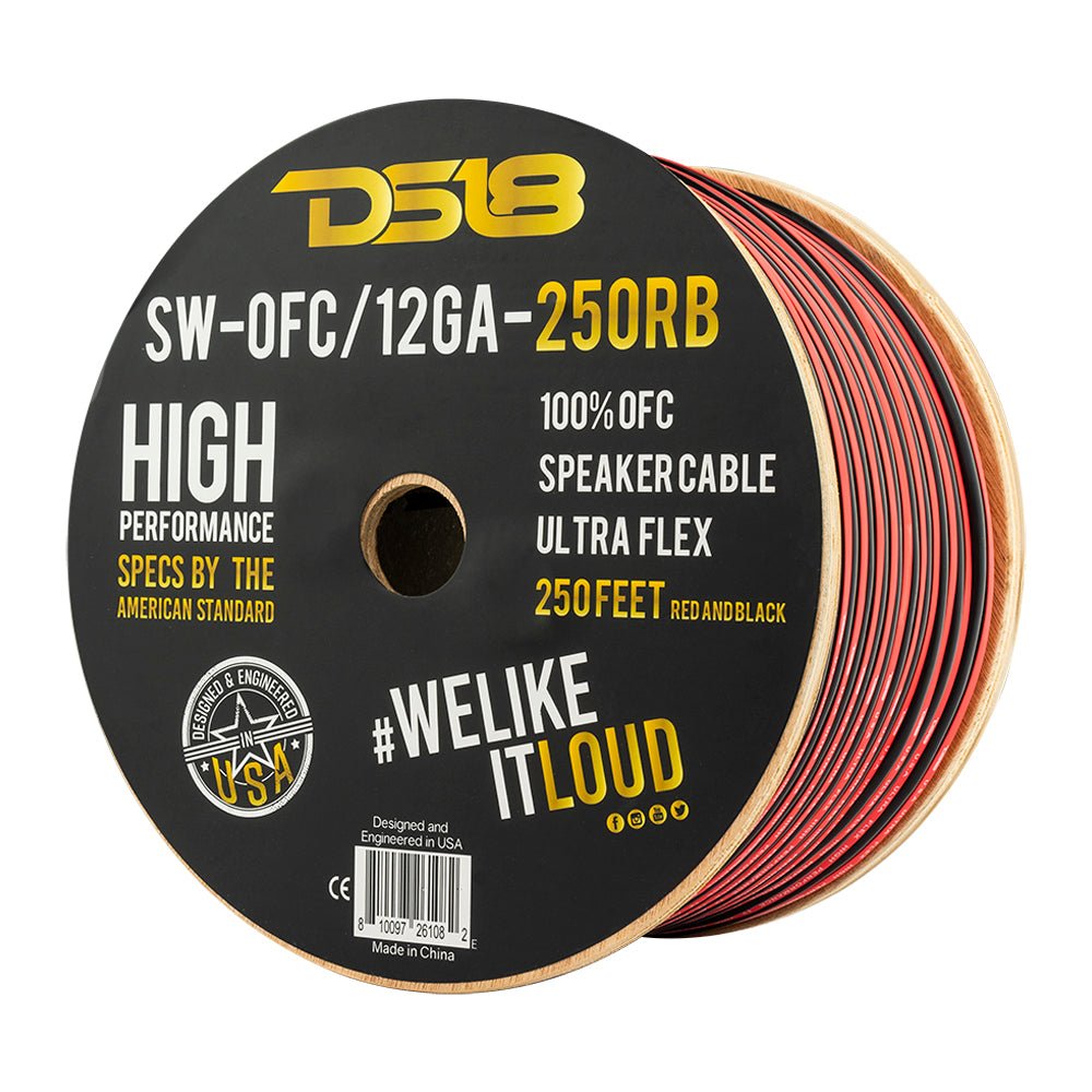 12-GA OFC 100% Copper Speaker Wire 250 Feet DS18