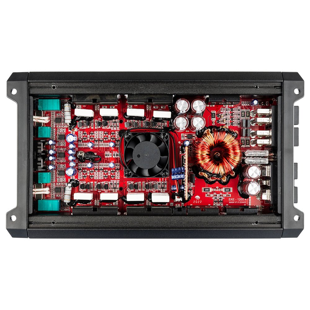 SXE Class A/B 4-Channel Full-Range Amplifier 4 x 60 RMS @ 4-Ohm 1200 Watts DS18