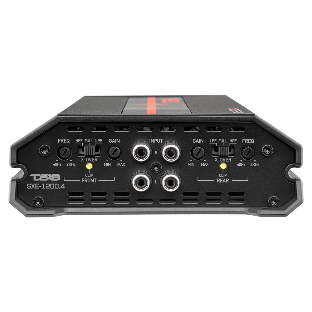 SXE Class A/B 4-Channel Full-Range Amplifier 4 x 60 RMS @ 4-Ohm 1200 Watts DS18