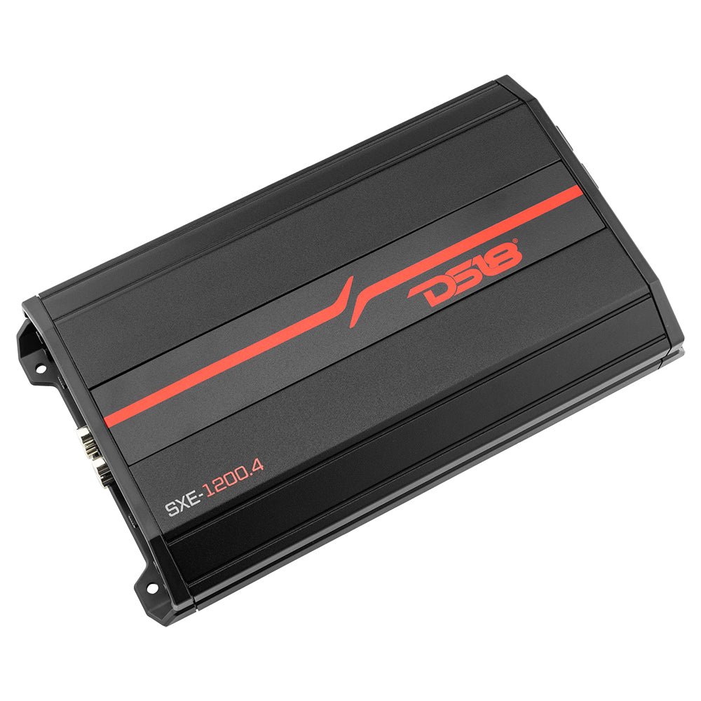 SXE Class A/B 4-Channel Full-Range Amplifier 4 x 60 RMS @ 4-Ohm 1200 Watts DS18