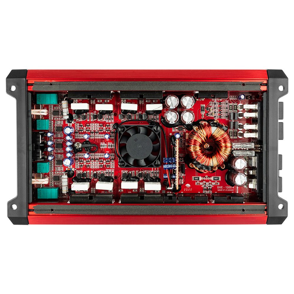 SXE Class A/B 4-Channel Full-Range Amplifier 4 x 60 RMS @ 4-Ohm 1200 Watts DS18