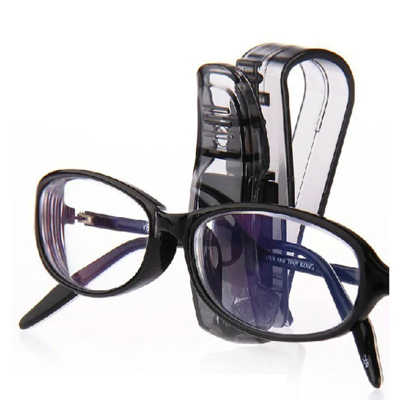 Universal Car Auto Sun Visor Glasses Box Sunglasses Clip Card Ticket Holder Stand Fastener Pen Case Eyeglasses Car Accessories MyPetiteCar.com