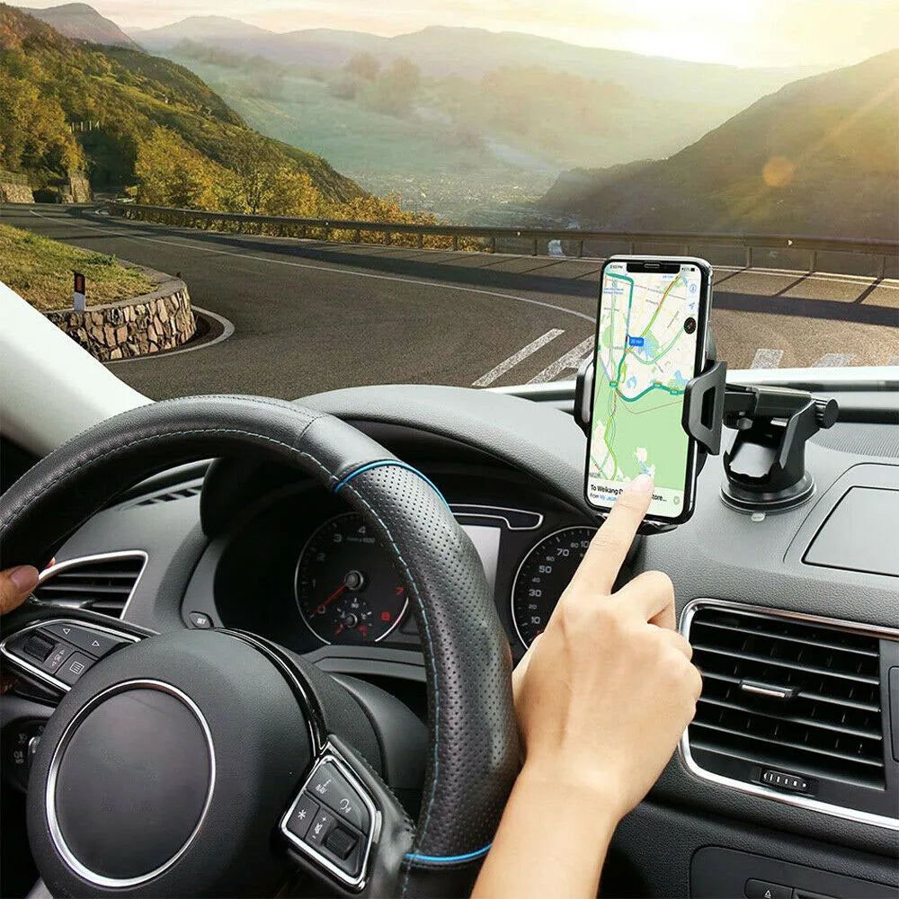 Universal Car Phone Holder Mount | 360 Degree Rotating Retractable Arm Stand MyPetiteCar.com